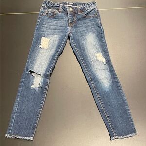 Cat & Jack Distressed Skinny Jeans in Dark Blue